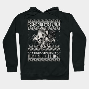 Viking Ugly Christmas Sweater Hoodie